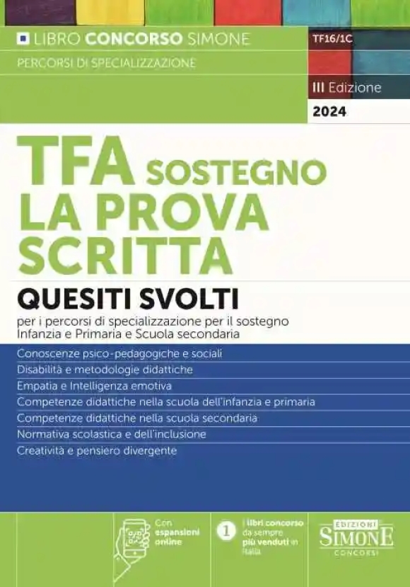 Tfa Sostegno Per Prova Scritta 3ed.