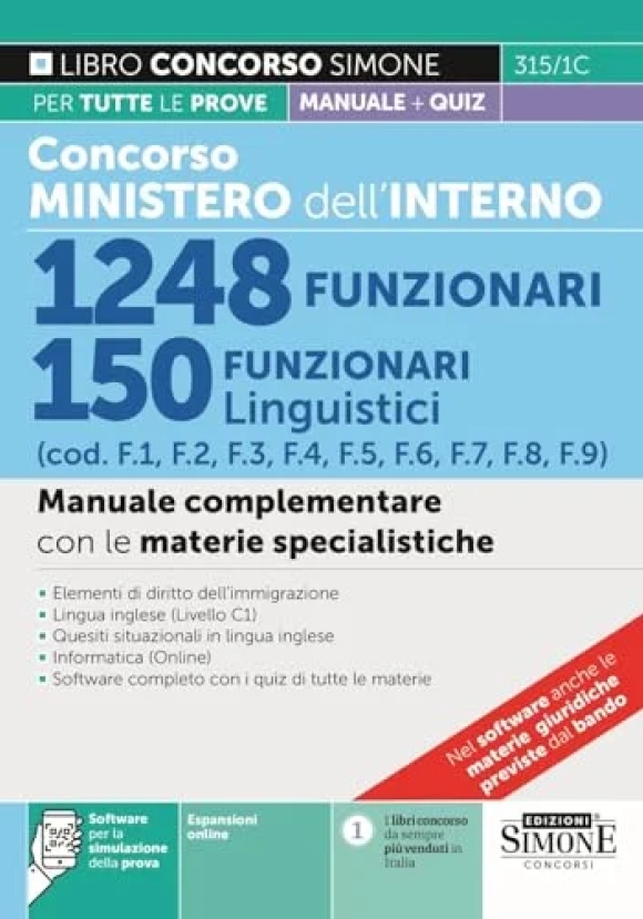 1248 Funzionari Linguistici - Ministero Interno - Manuale