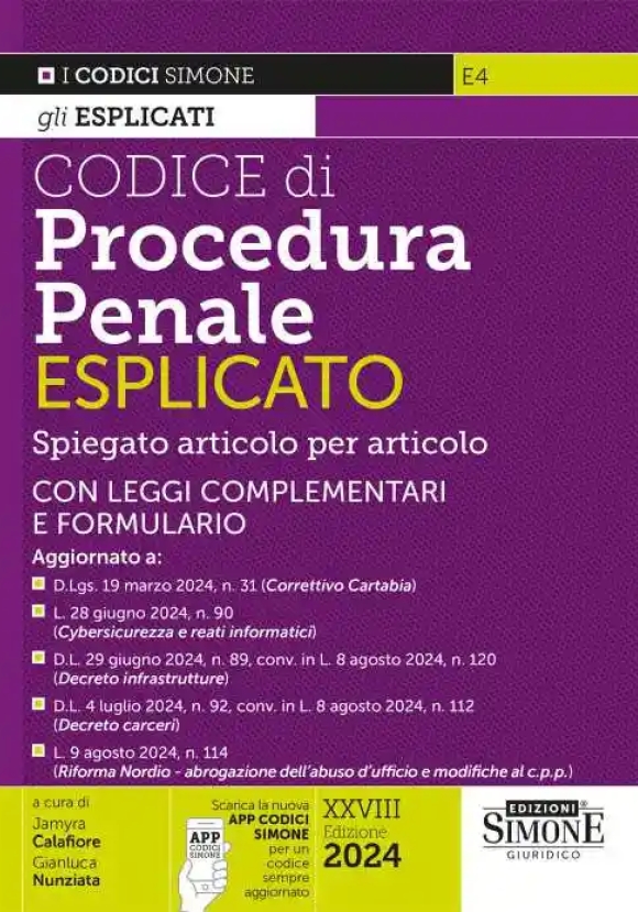 Codice Procedura Penale Esplicato 2024