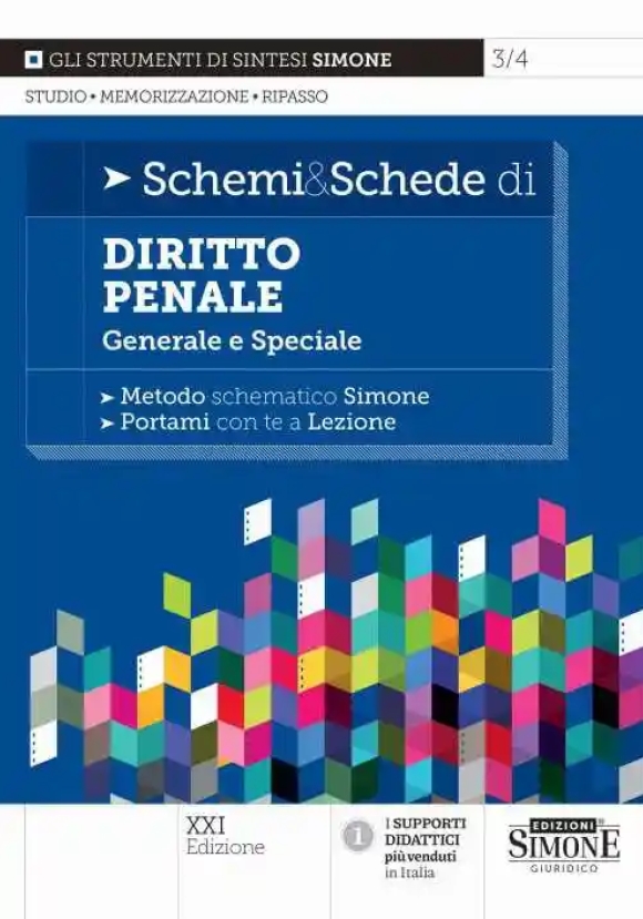 Schemi & Schede Diritto Penale 21ed.