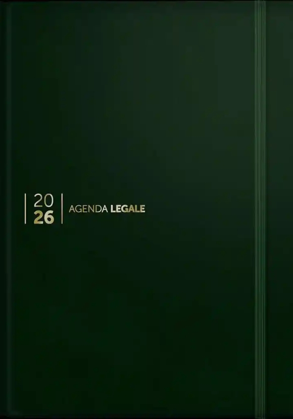 Agenda Legale 2026 Skin Dark Green