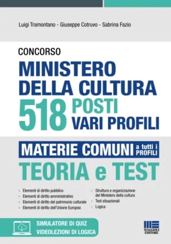 518 Ministero Cultura Vari Profili