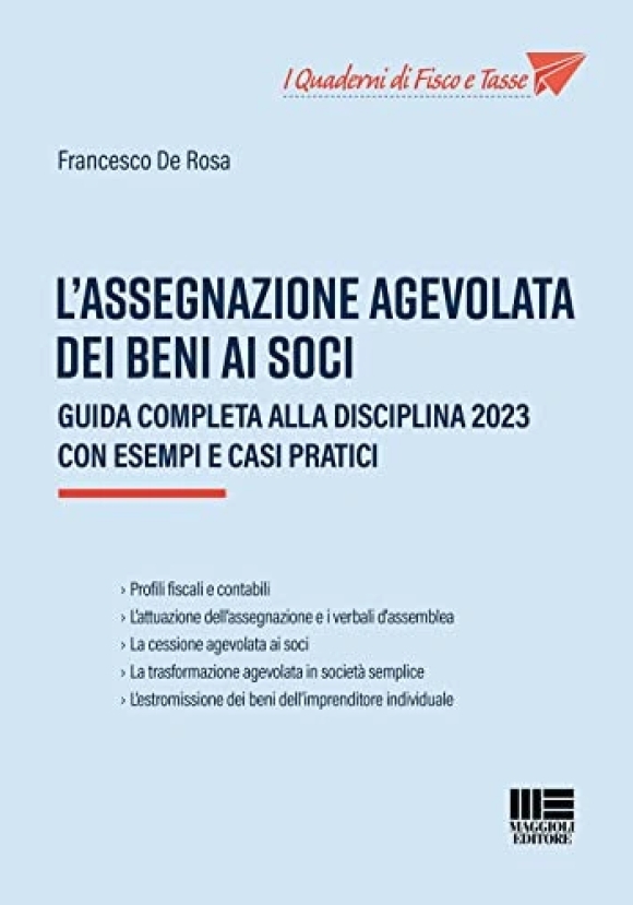 Assegnazione Agevolata Beni Ai Soci