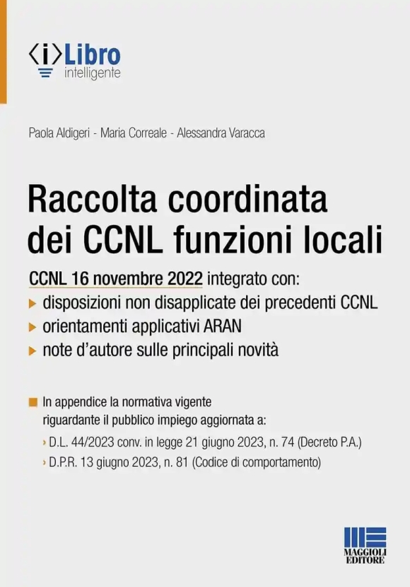 Raccolta Coordinata Dei Ccnl Funzioni Locali