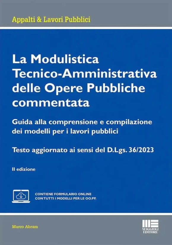 Modulistica Tecn.amm.va Comm.opere Pubb.