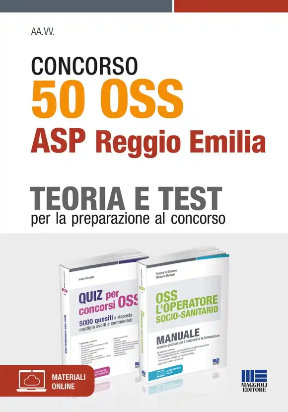 Kit 2v - 50 Oss - Asp Reggio Emilia - Manuale + Quiz