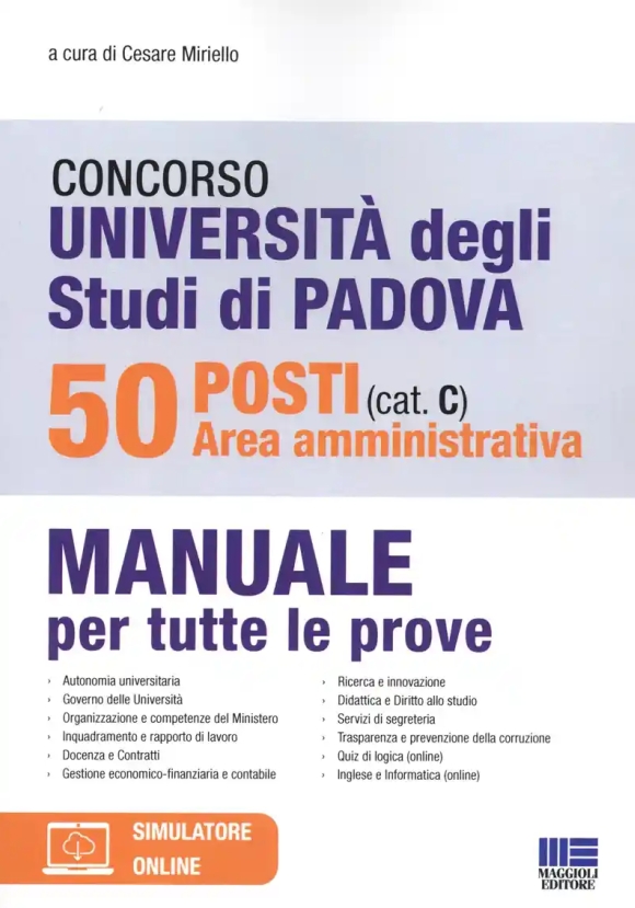 50 Posti Area Amministrativa - Universita' Padova - Manuale