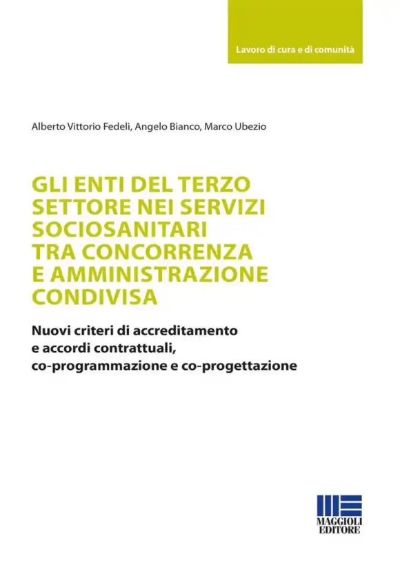 Enti Terzo Settore Nei Servizi Sociosanitari