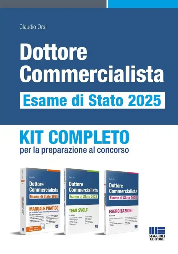 Dottore Commercialista 2025 - Kit 3v Di Preparazione