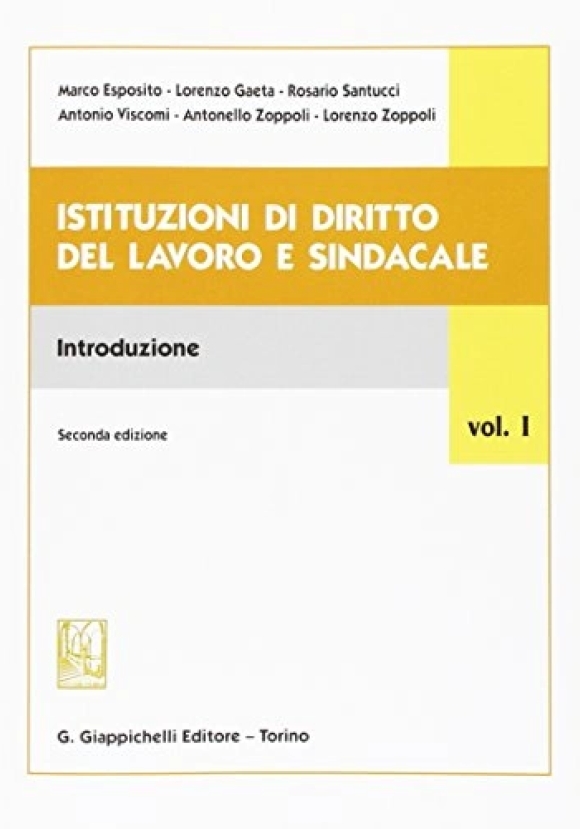 Istituzioni Dir.lavoro Sind. 1