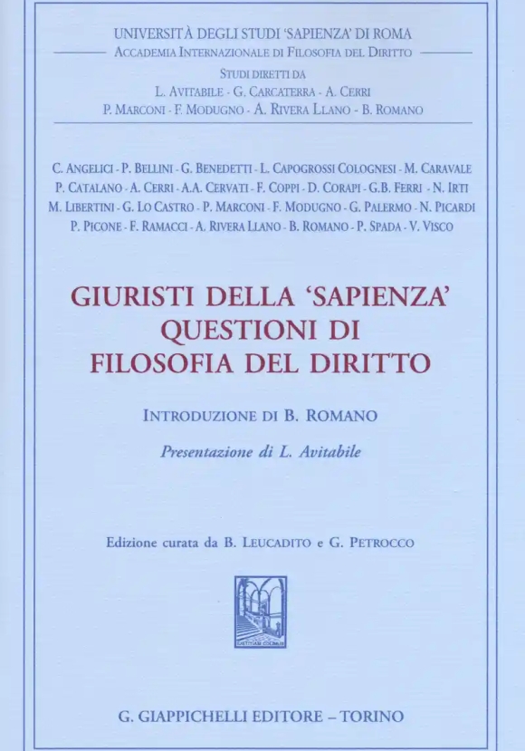 Giuristi Della Sapienza Questi