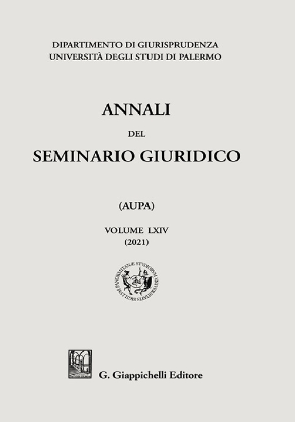 Annali Seminario Giuridico Palermo V.64