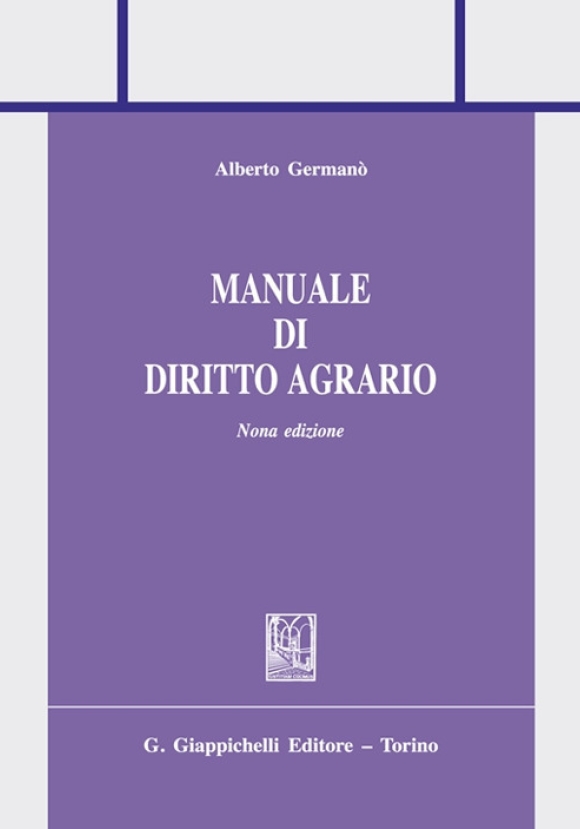 Manuale Diritto Agrario 9ed.