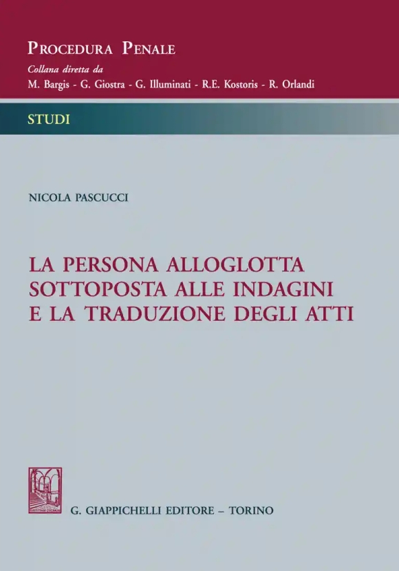 Persona Alloglotta Sottoposta Indagini