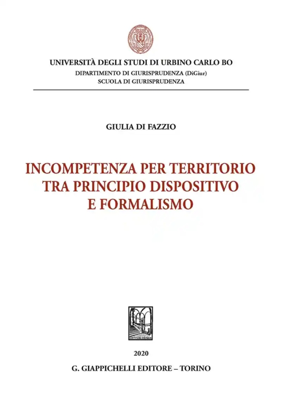 Incompetenza Per Territorio