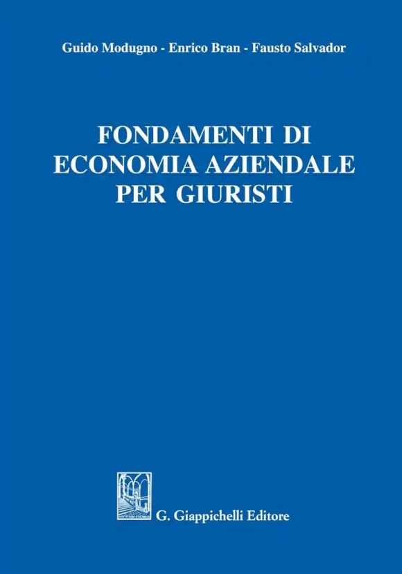 Fondamenti Economia Aziendale Giuristi