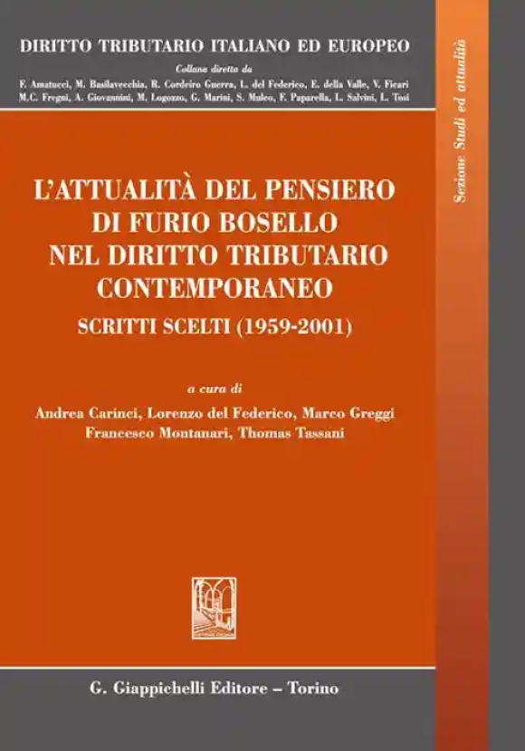 Attualita' Pensiero Furio Bosello