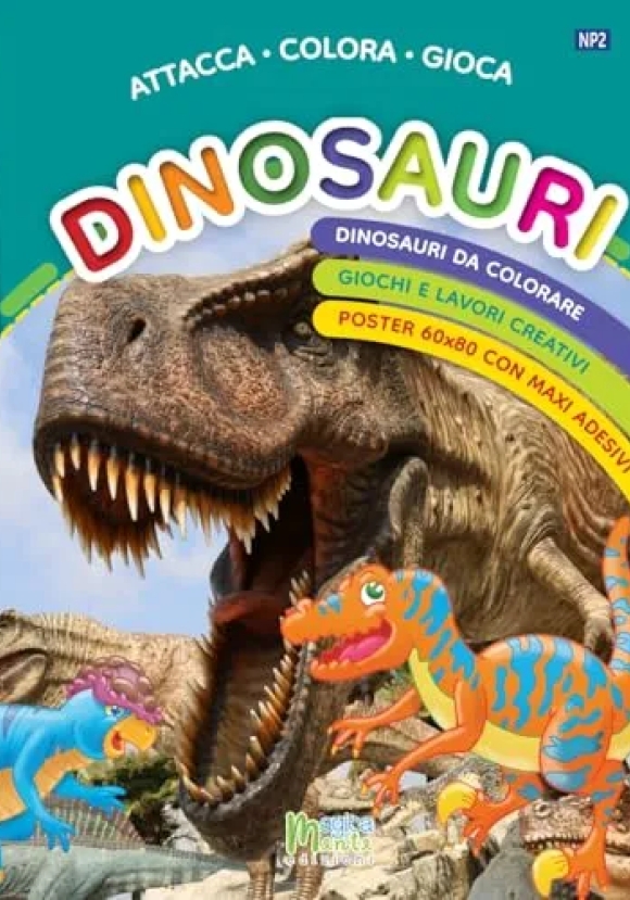 Attacca Colora Gioca Dinosauri