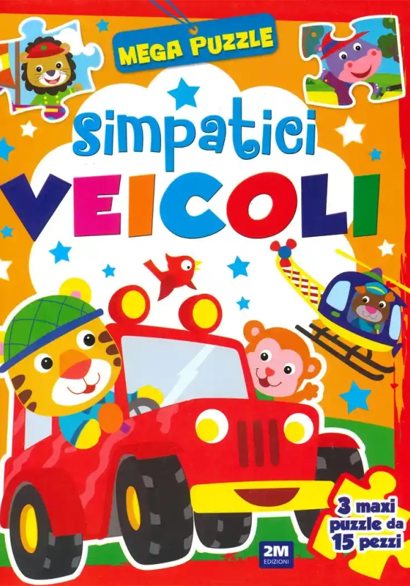 Simpatici Veicoli. Mega Puzzle