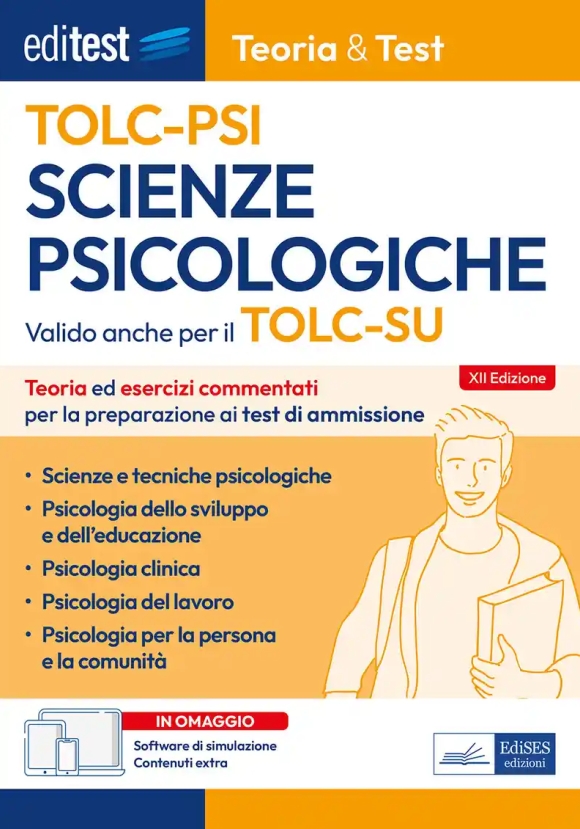 Psicologia - Tolc-psi -  Teoria Ed Esercizi