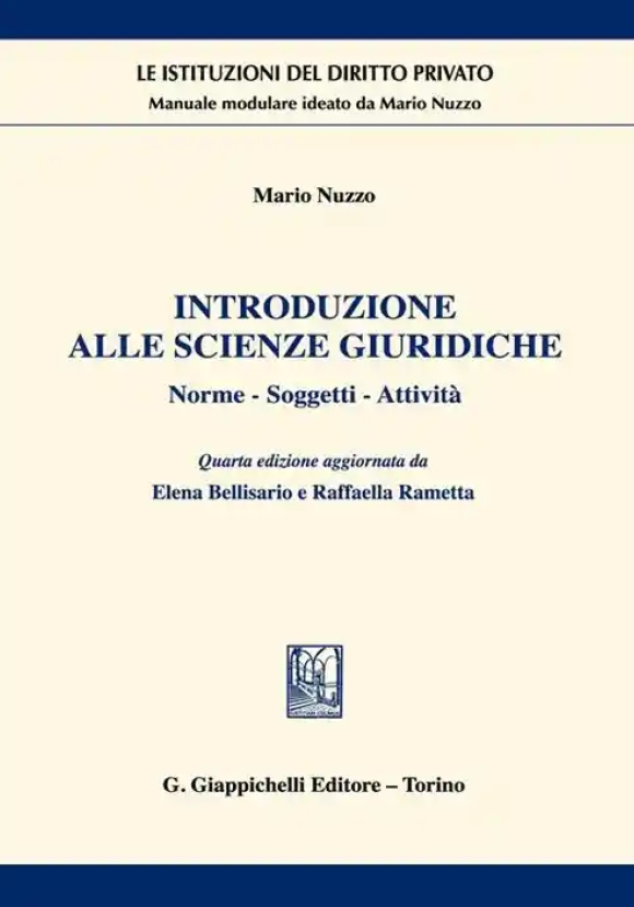 Introduzione Scienze Giuridiche 4ed.