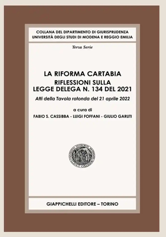 Riforma Cartabia Rifless.legge Delega