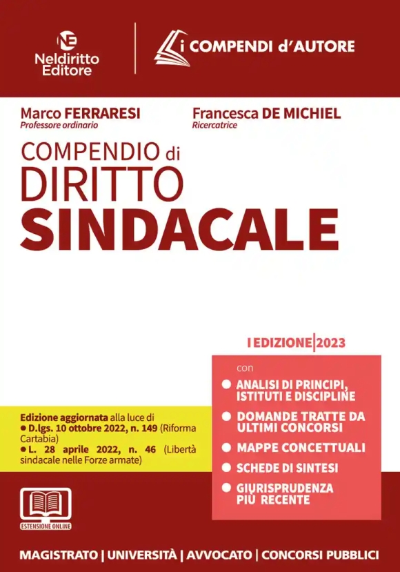 Compendio Diritto Sindacale 2023