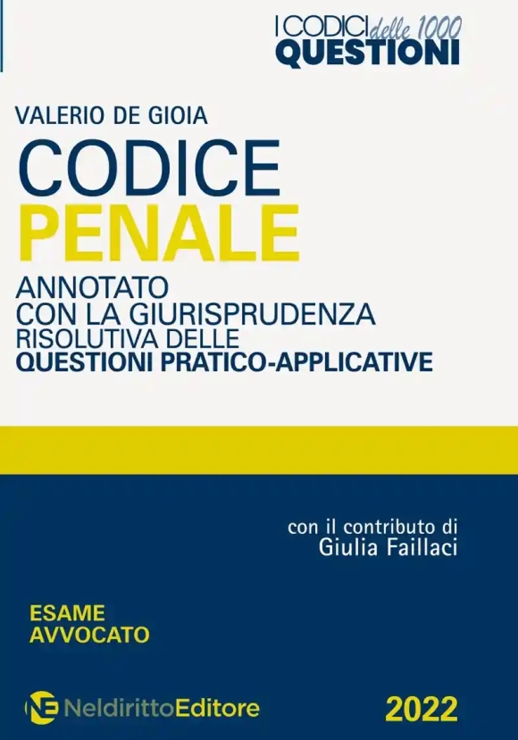 Cosdice Penale 1000 Questioni