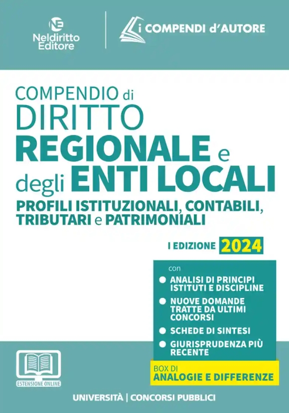 Compendio Diritto Regionale Enti Locali