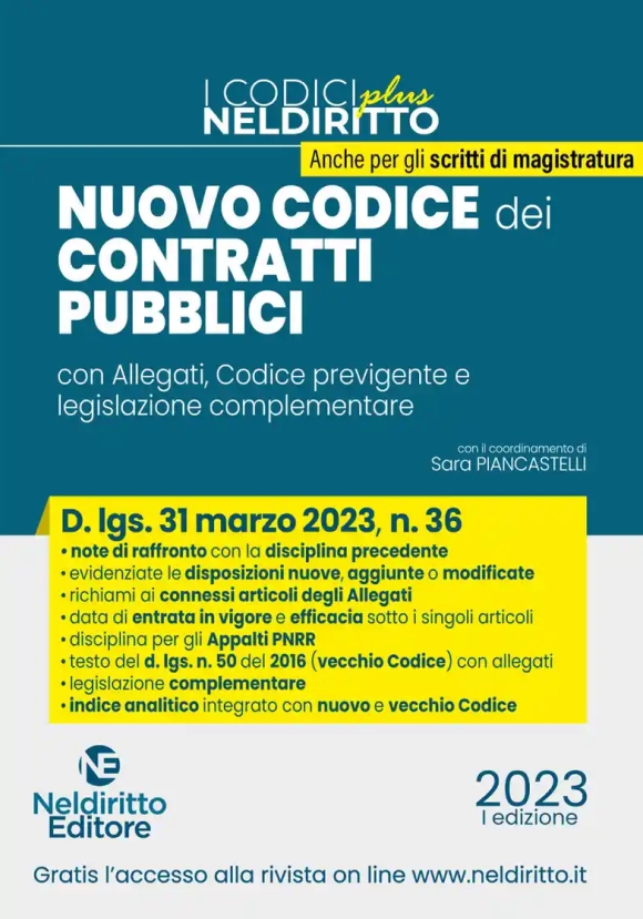 Nuovo Codice Contratti Pubblici Plus