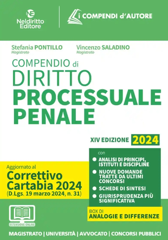 Compendio Processuale Penale 2024 14ed.