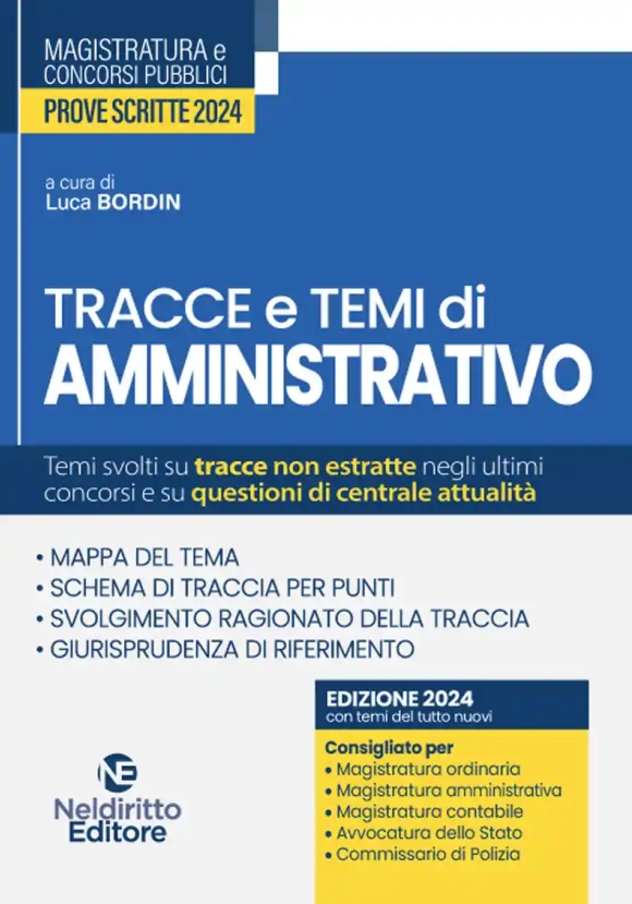 Tracce E Temi Amministrativo - Magistratura 2024