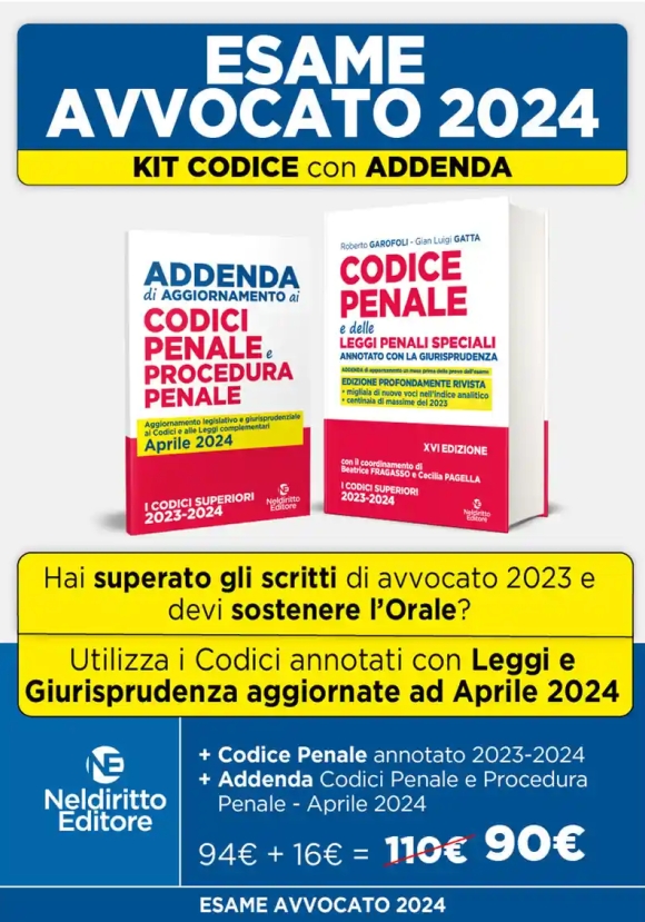 Kit 2v - Codice Penale Ed.2023 + Addenda Ed.2024