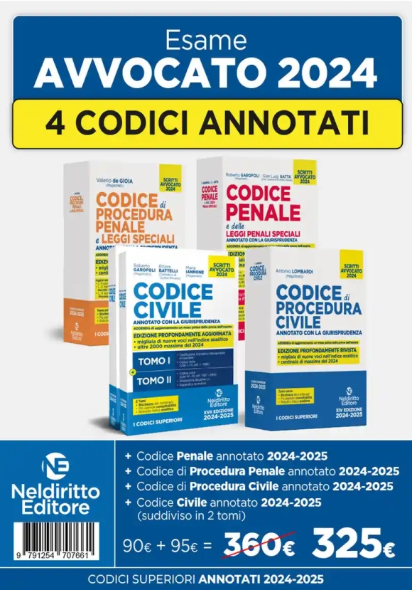 Kit Codici Annotati 4vol.202425 Avvoc.