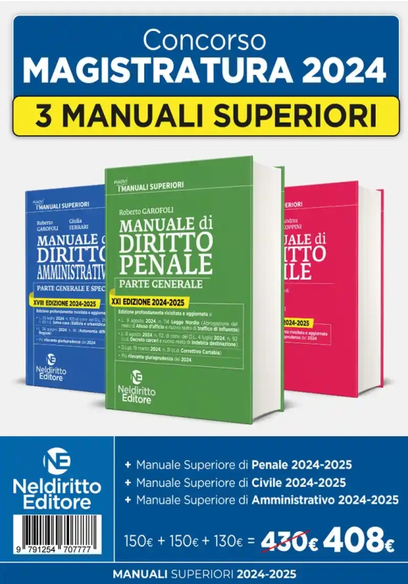 Kit 3 Manuali Superiori 20242025