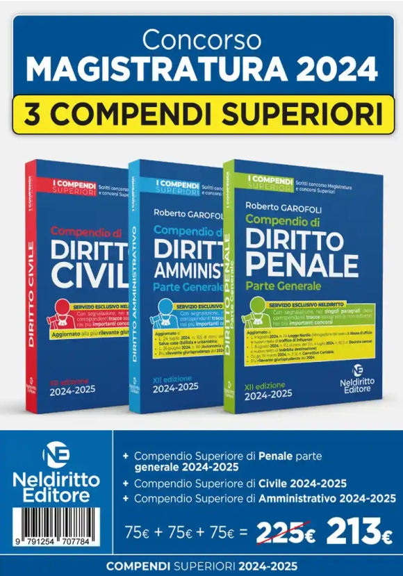 Kit 3 Compendi Superiori 20242025