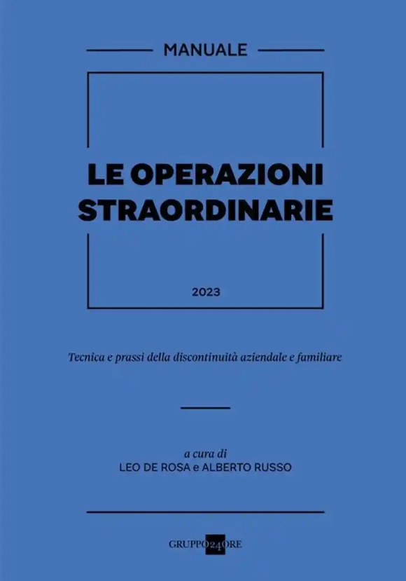 Manuale Operazioni Straordinarie 2023