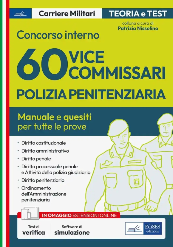 60 Vice Commissari Polizia Penitenziaria - Manuale + Quesiti