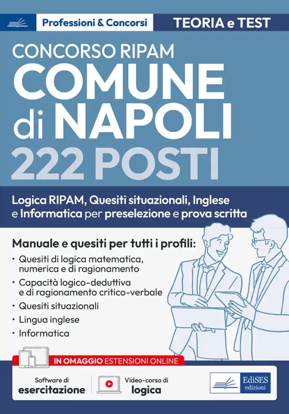 Concorso 222 Posti Comune Di Napoli Preselezione E Prova Scritta 