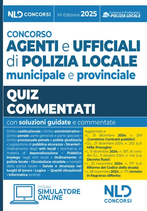 Agenti E Ufficiali Polizia Locale Quiz