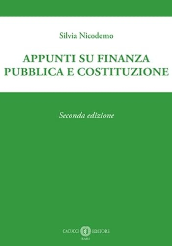 Appunti Su Finanza Pubblica E Costit.2ed