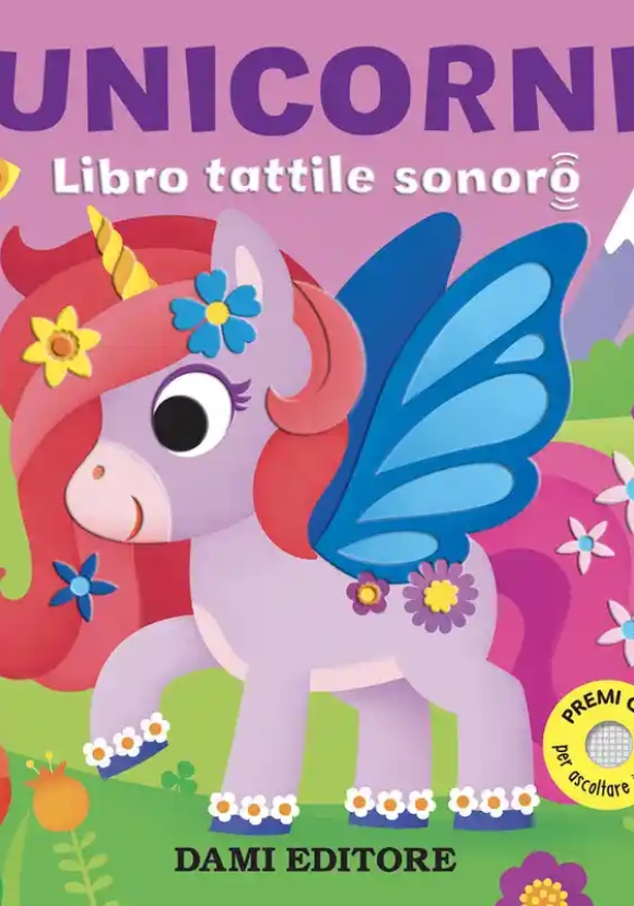 Unicorni Libro Tattile Sonoro