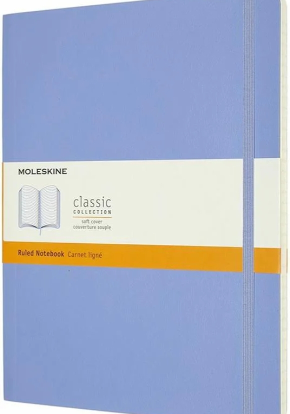 Notebook Xl Ruled Soft Hydrangea Blue