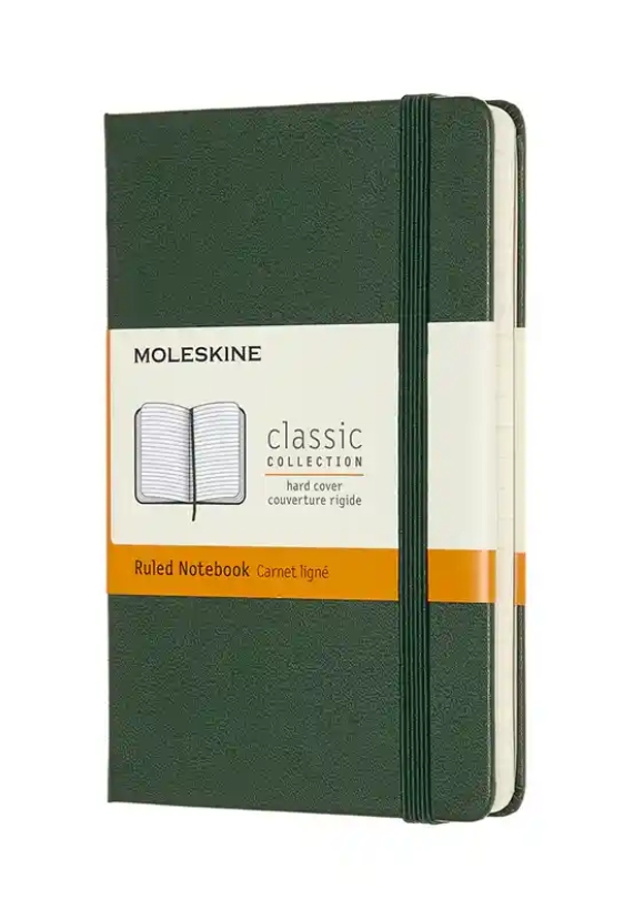 Noteb Pk Rul Myrtle Green Hard