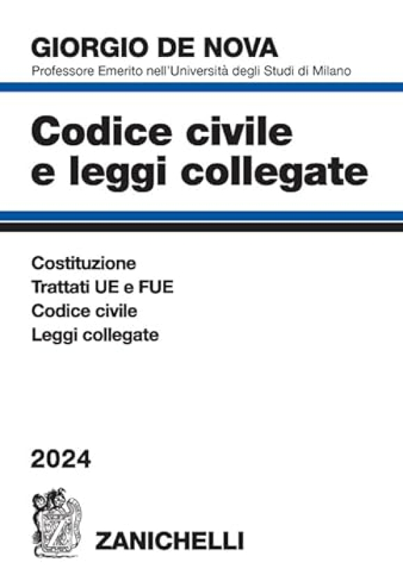 Codice Civile E Leggi Collegate 2024. Con Appendice Di Diritto Tributario. Con Cd-rom