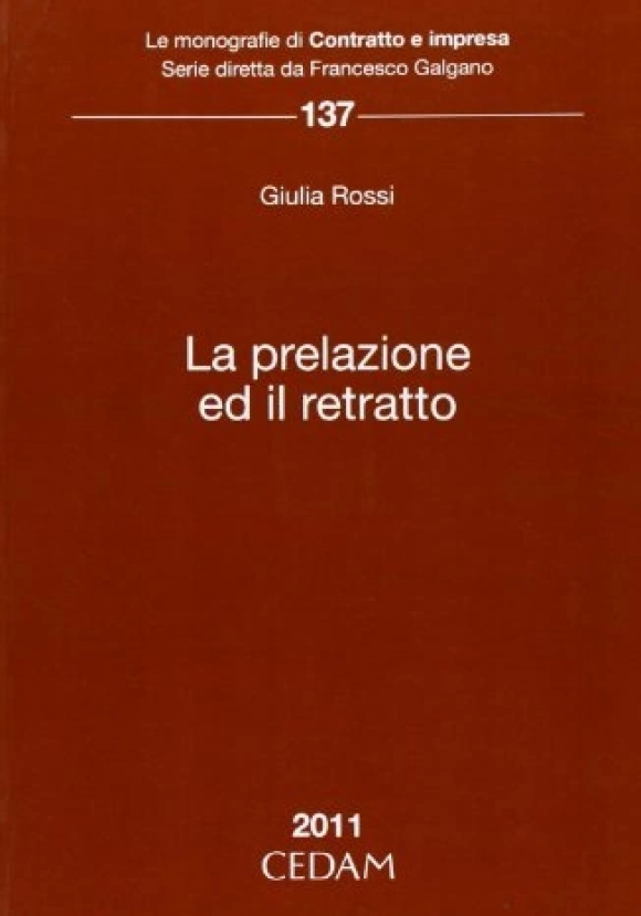 Prelazione Ed Il Retratto-ross