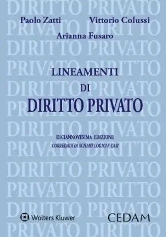 Lineamenti Di Diritto Privato 19ed.