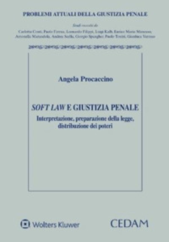 Soft Law E Giustizia Penale