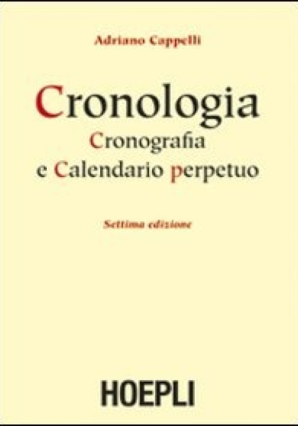 Cronologia, Cronografia E Calendario Perpetuo