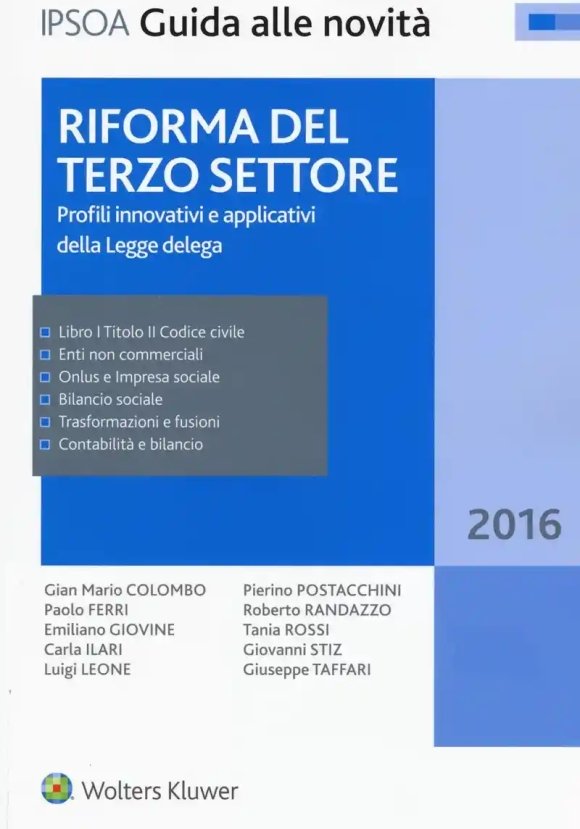 Riforma Terzo Settore